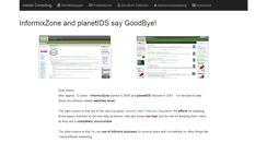 Desktop Screenshot of informix-zone.com