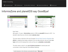 Tablet Screenshot of informix-zone.com